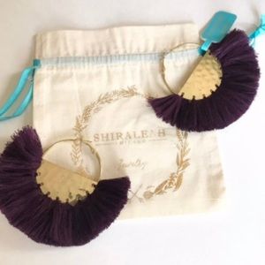 NEW SHIRALEAH Anya Earrings Boho Hoops Designer Jewelry Anthropologie